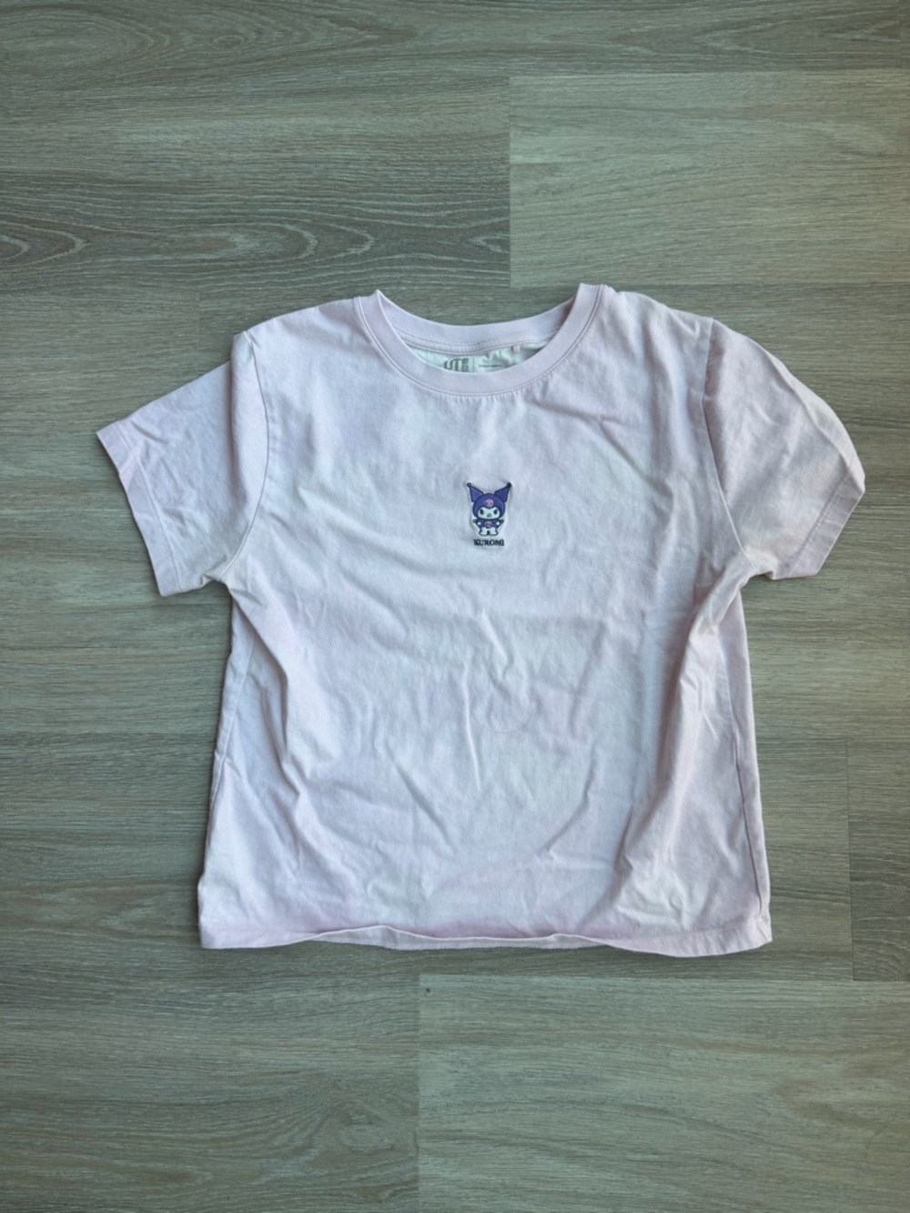 Uniqlo Light Pink Graphic Tee with Kiromi Sanrio Character from Hello Kitty